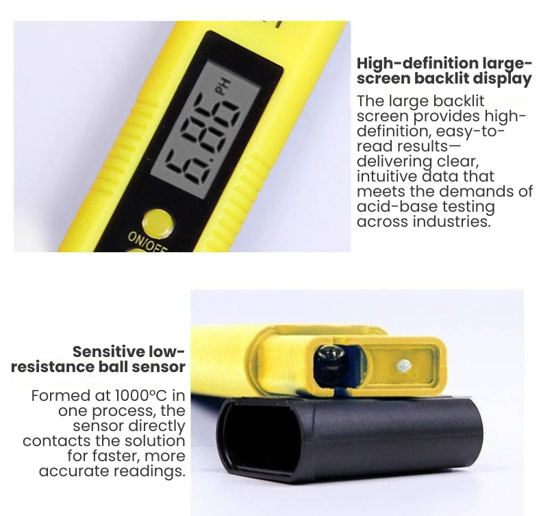 AEXZR® Draagbare pH-meter