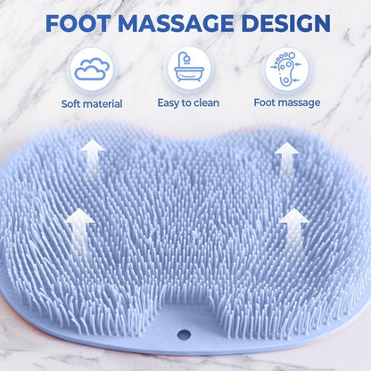 AEXZR® douchepad voor dubbel gebruik: peeling en massage
