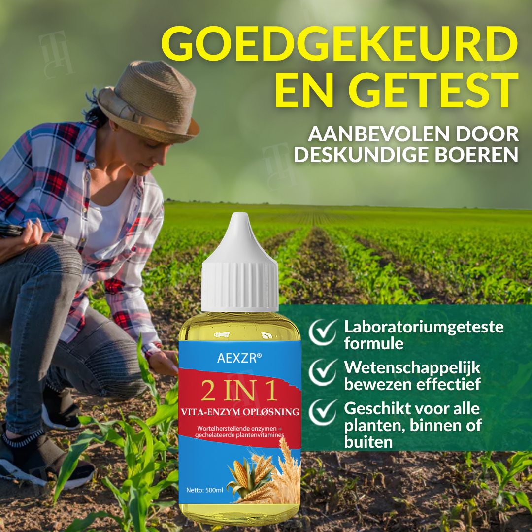AEXZR® 2 in 1 Vita-Enzym Opløsning