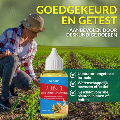 AEXZR® 2 in 1 Vita-Enzym Opløsning