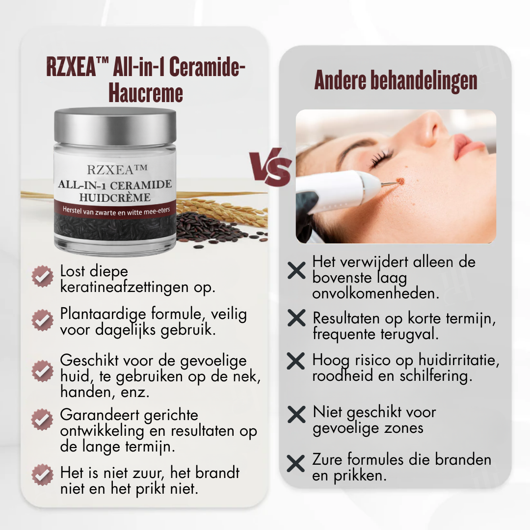 🌟 Officiële winkel | RZXEA™ All-in-1 Ceramide Huidcrème
