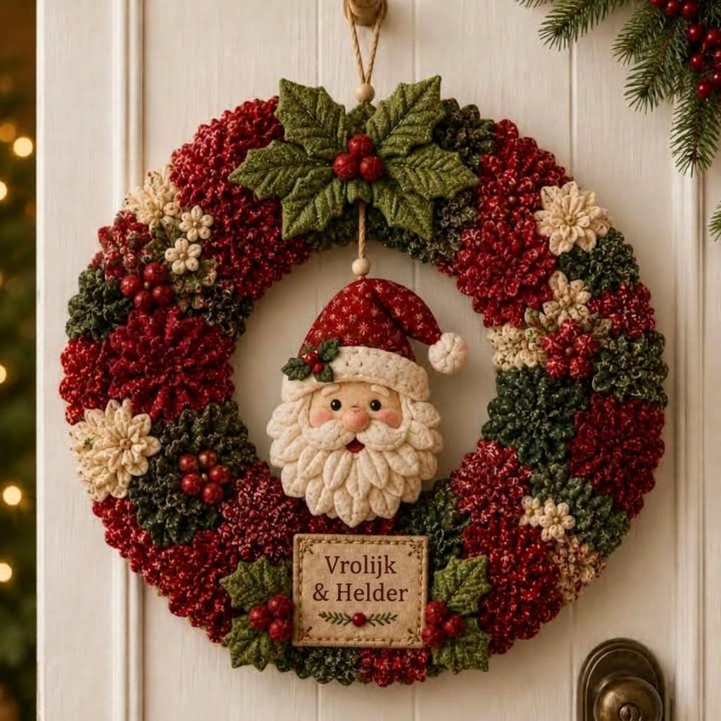 🔥49% korting – laatste dag -🎄 DIY-set voor een 3D-krans van stof