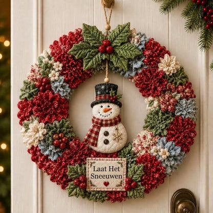 🔥49% korting – laatste dag -🎄 DIY-set voor een 3D-krans van stof