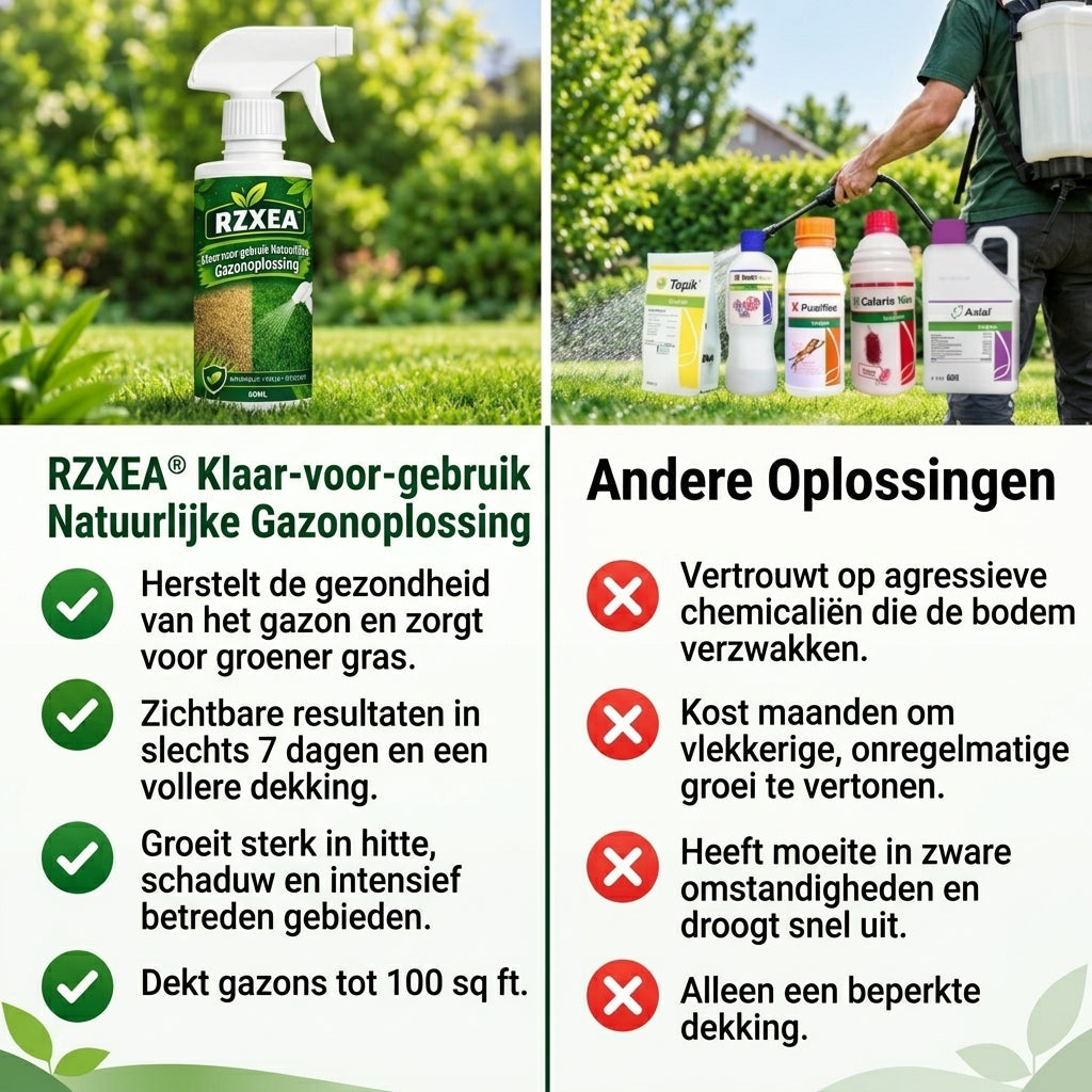 🏆 Nieuwe Upgrade | RZXEA™ Gebruiksklare Natuurlijke Oplossing Voor Gazons