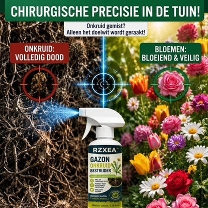 🏆 Nieuwe Upgrade | RZXEA™ Snelwerkende Natuurlijke Onkruid- en Grasverdelger in Spuitbus