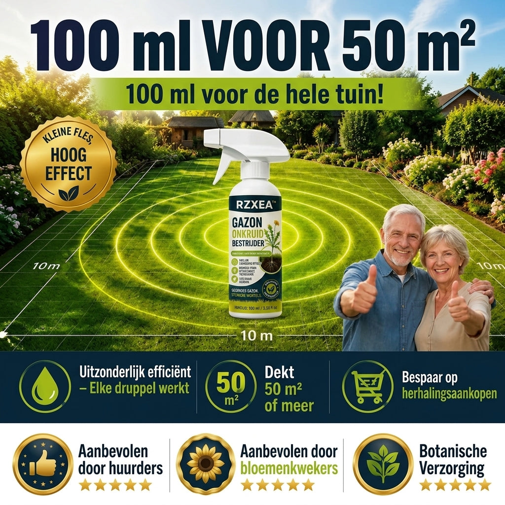 🏆 Nieuwe Upgrade | RZXEA™ Snelwerkende Natuurlijke Onkruid- en Grasverdelger in Spuitbus