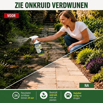 🏆 Nieuwe Upgrade | RZXEA™ Snelwerkende Natuurlijke Onkruid- en Grasverdelger in Spuitbus