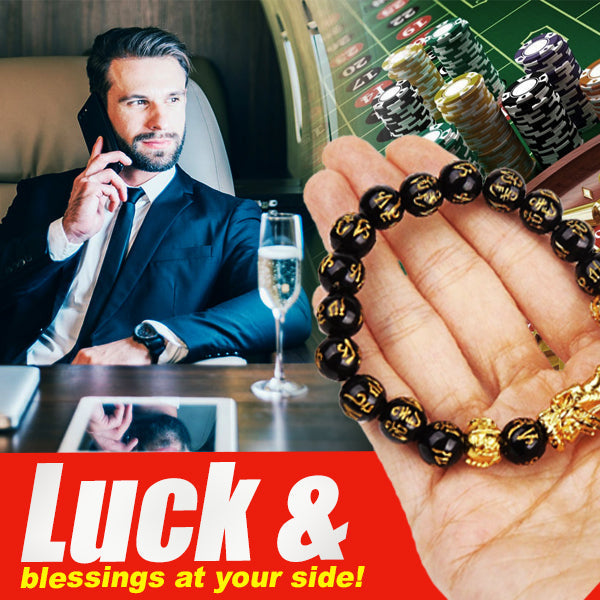 AEXZR® Obsidiaan Geluksarmband voor Rijkdom