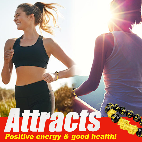 AEXZR® Obsidiaan Geluksarmband voor Rijkdom