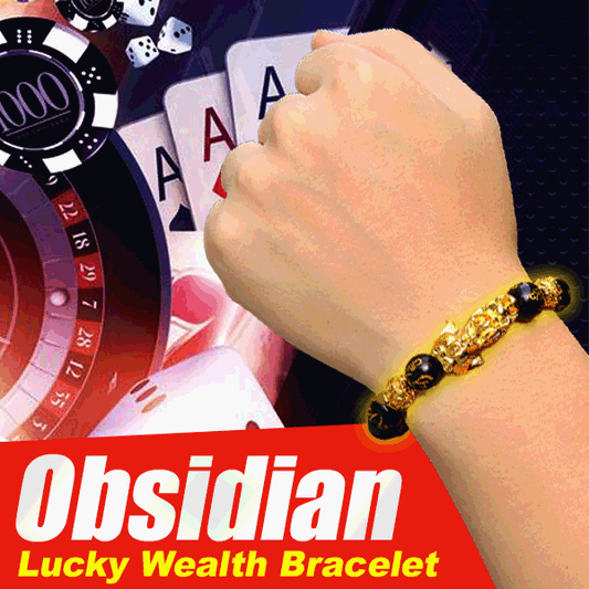 AEXZR® Obsidiaan Geluksarmband voor Rijkdom