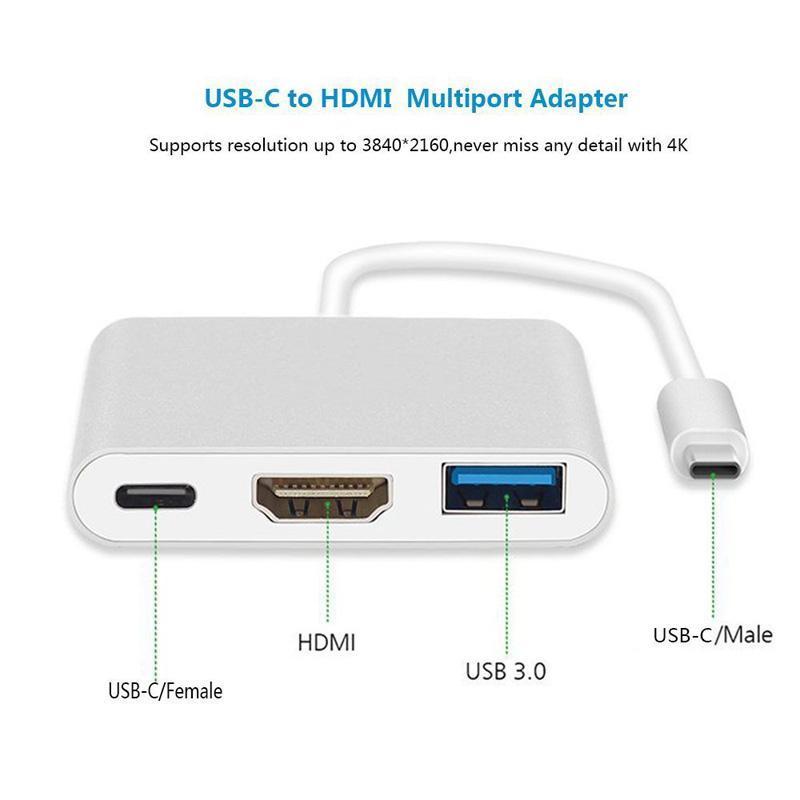 AEXZR® 3 in 1 TYPE-C HDMI Adapter